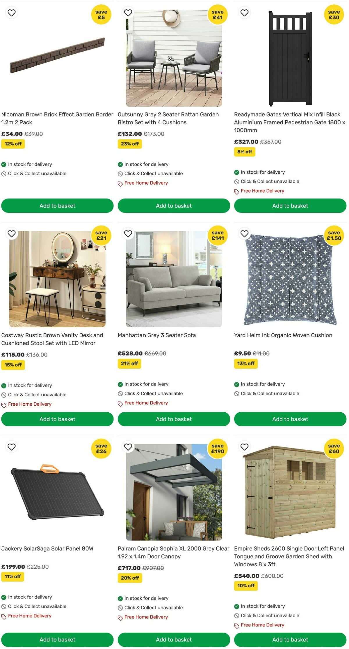 Homebase Offers from 12 August