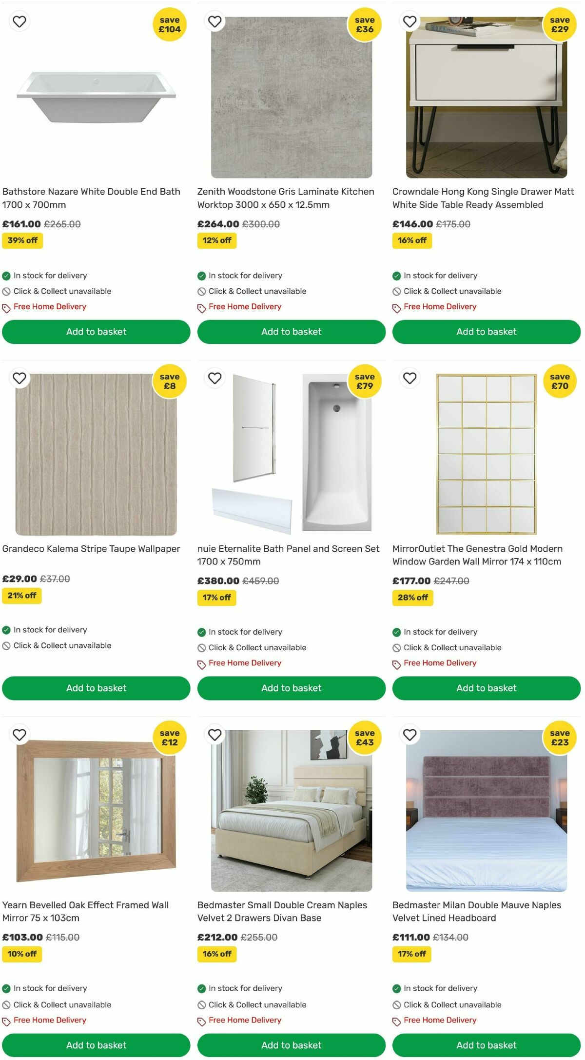 Homebase Offers from 12 August