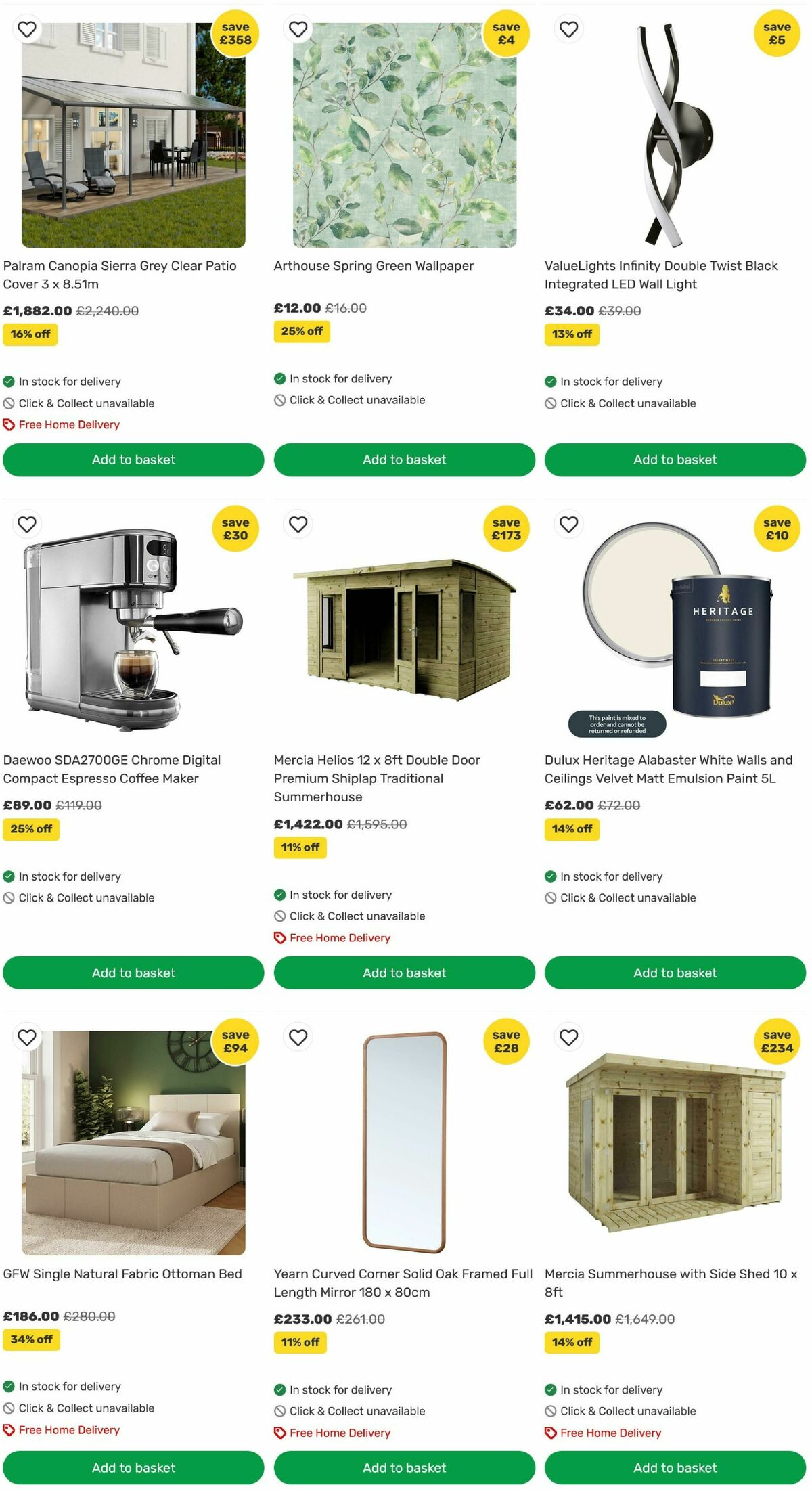 Homebase Offers from 12 August