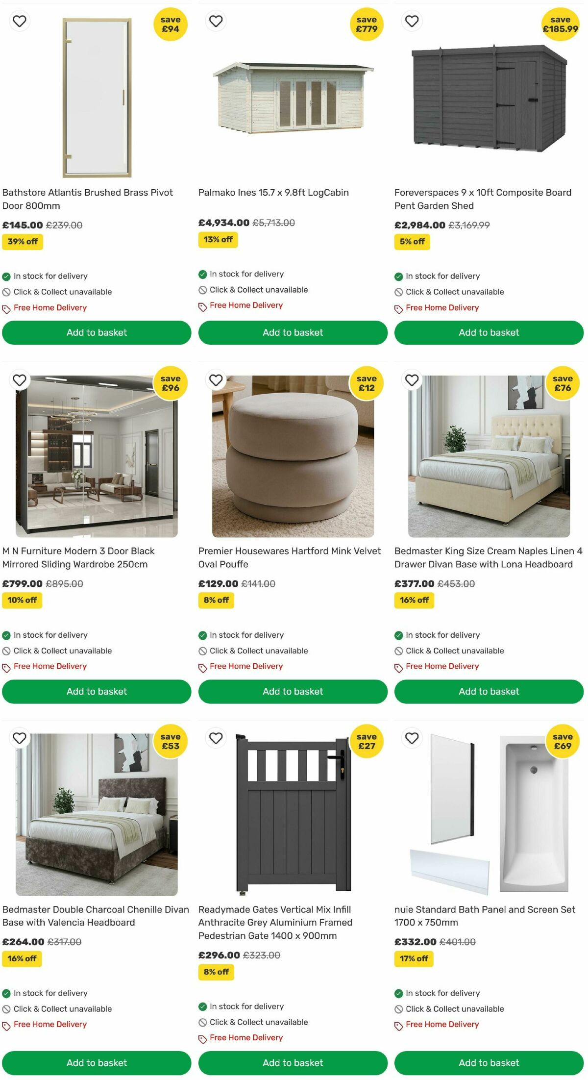 Homebase Offers from 12 August