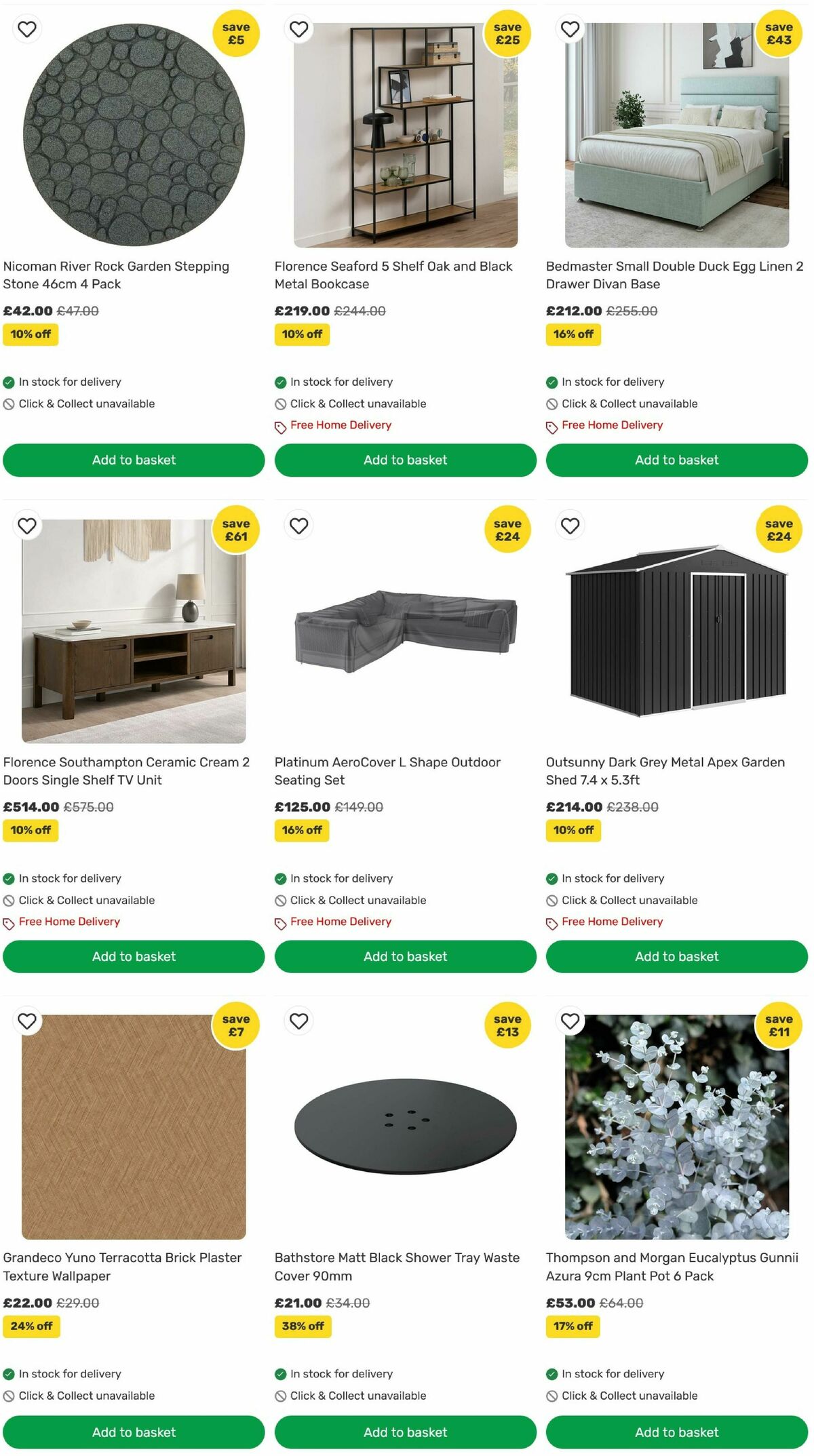 Homebase Offers from 12 August