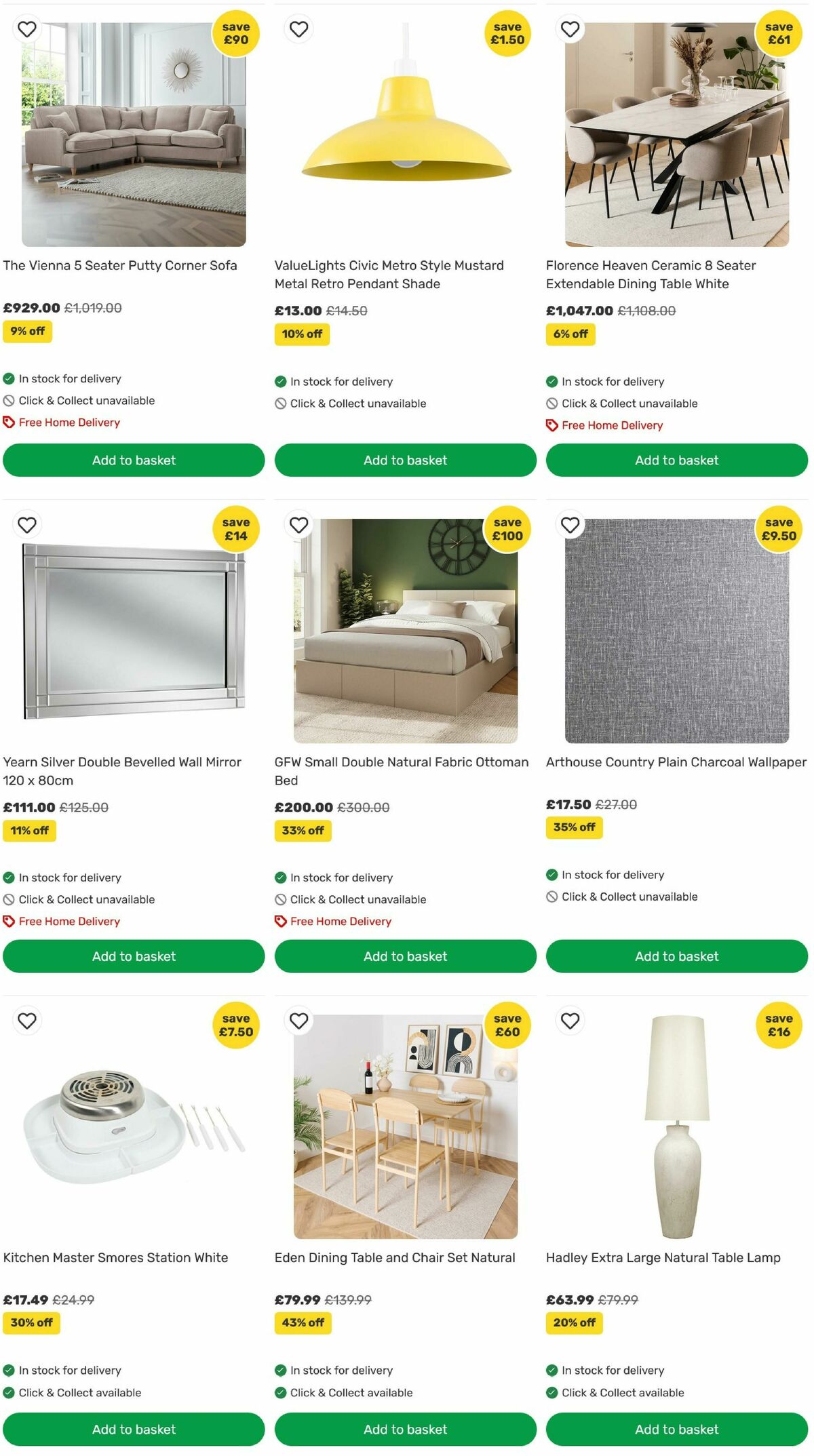 Homebase Offers from 12 August
