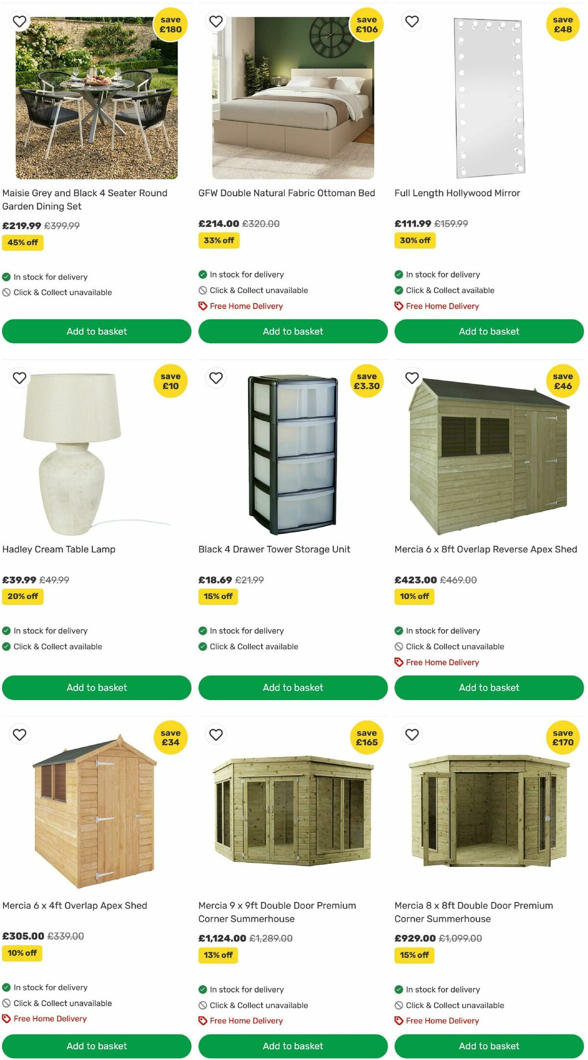 Homebase Offers from 12 August