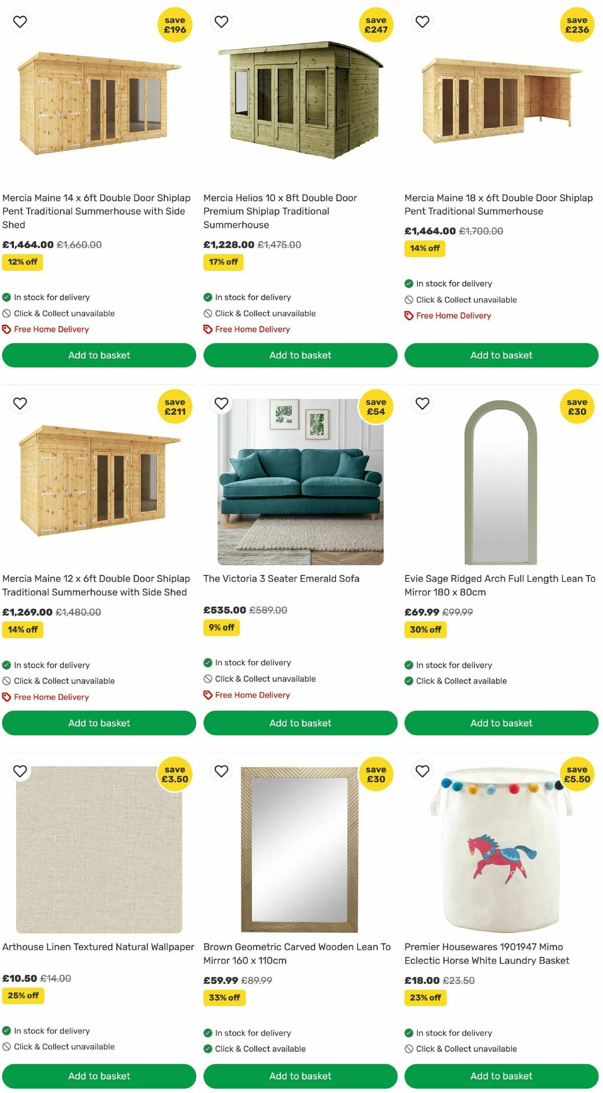 Homebase Offers from 12 August