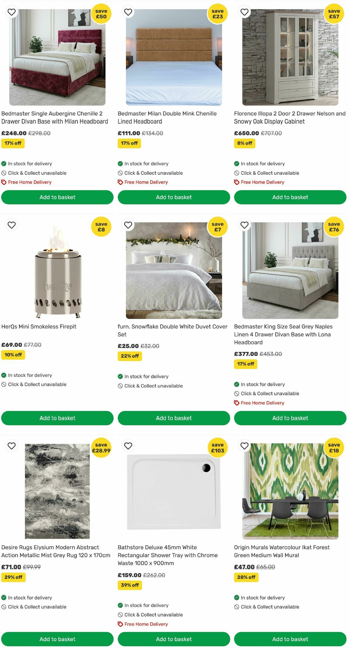 Homebase Offers from 12 August