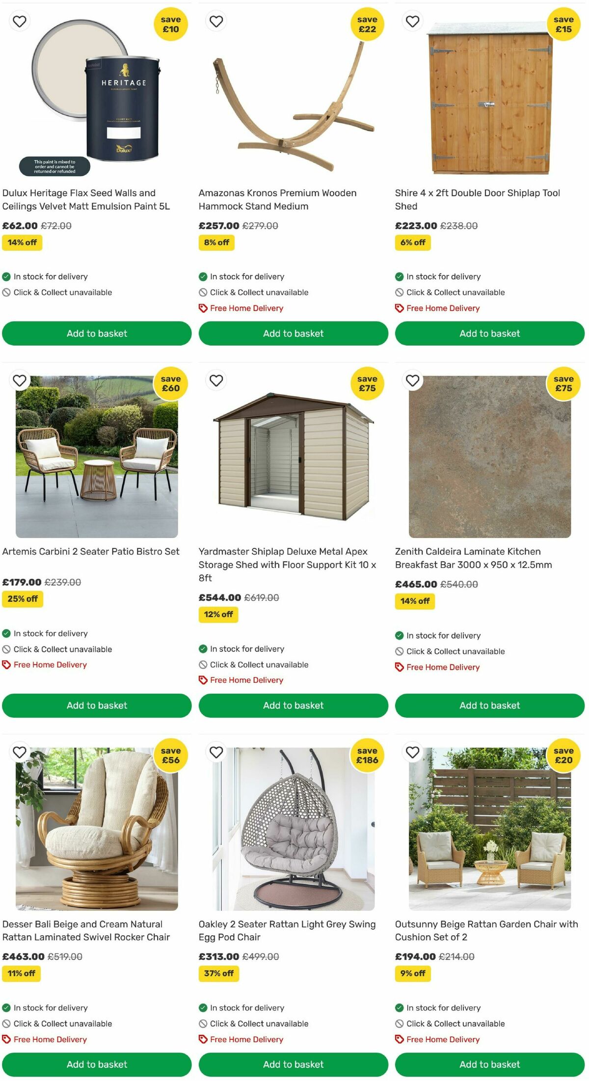 Homebase Offers from 27 August