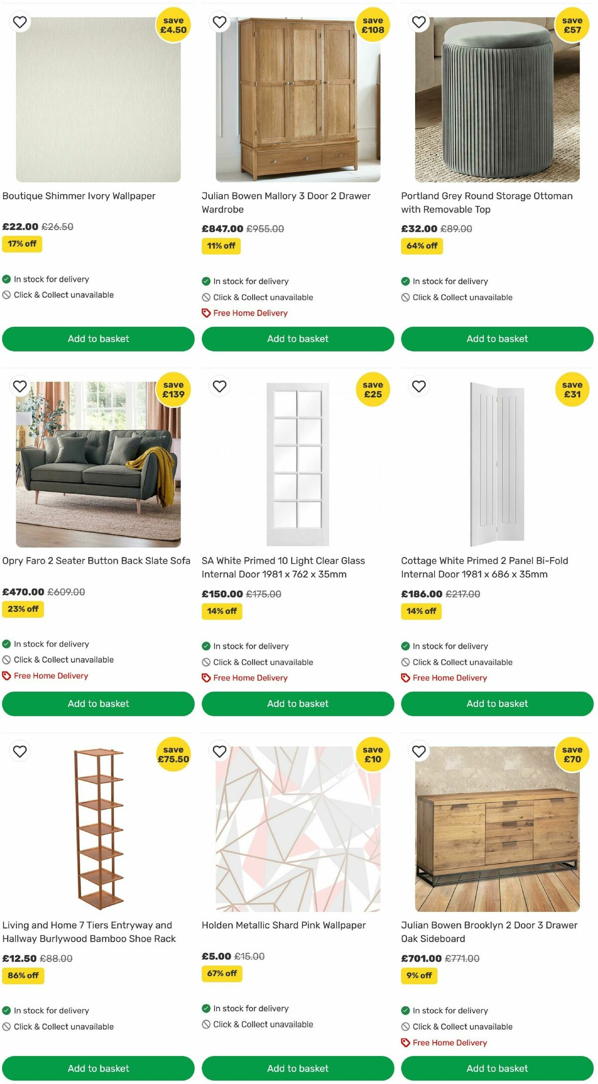 Homebase Offers from 27 August