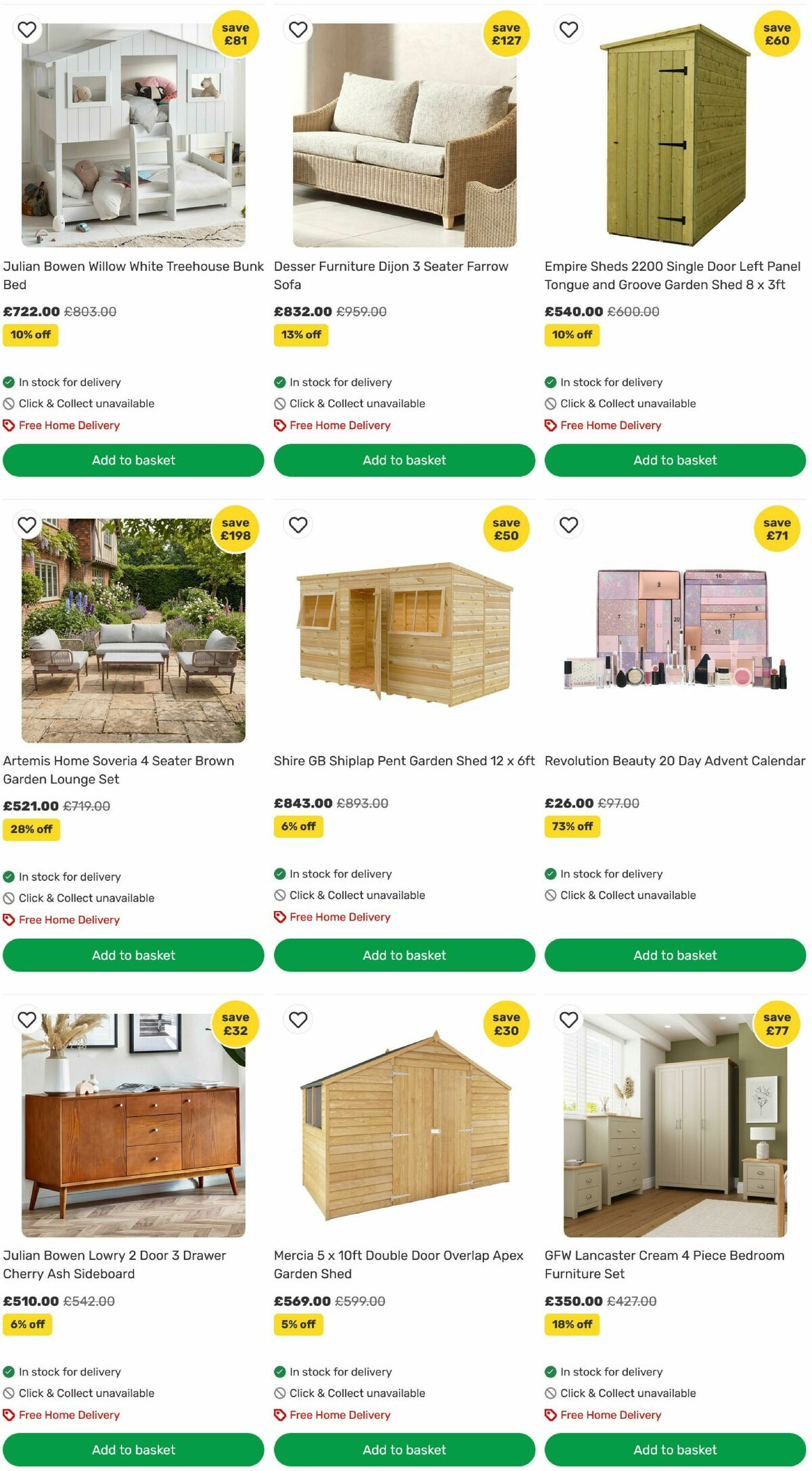 Homebase Offers from 27 August