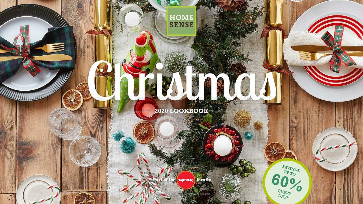 Homesense Christmas Offers from 1 October