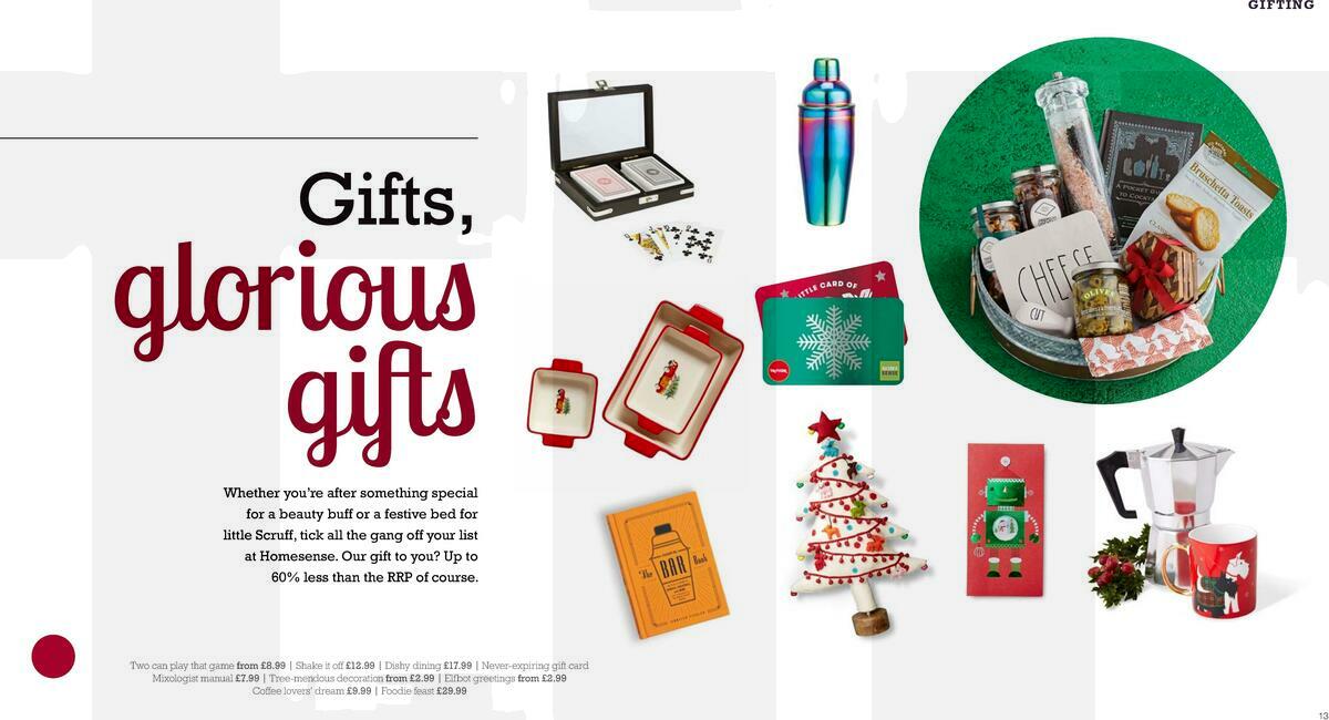 Homesense Christmas Offers from 1 October