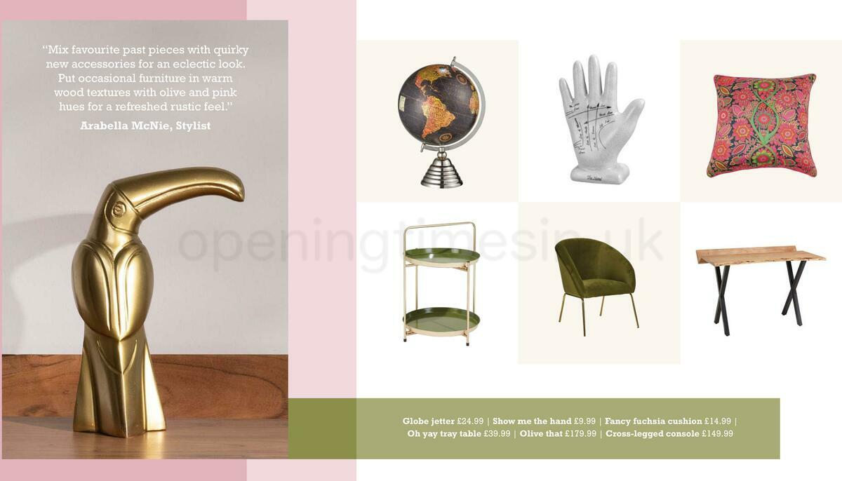 Homesense Spring Lookbook Offers from 10 January