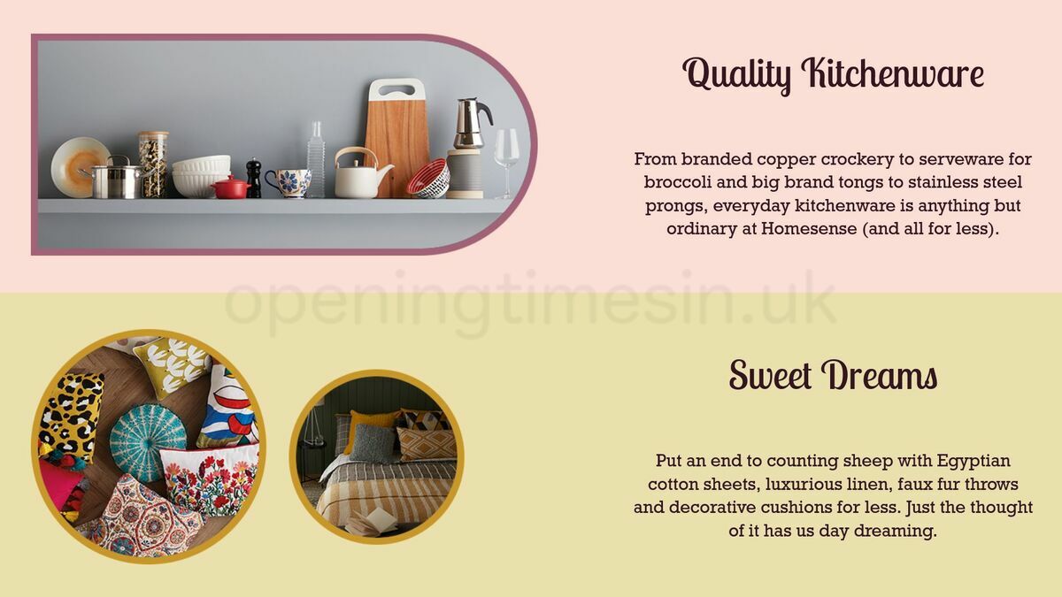 Homesense Offers from 7 October