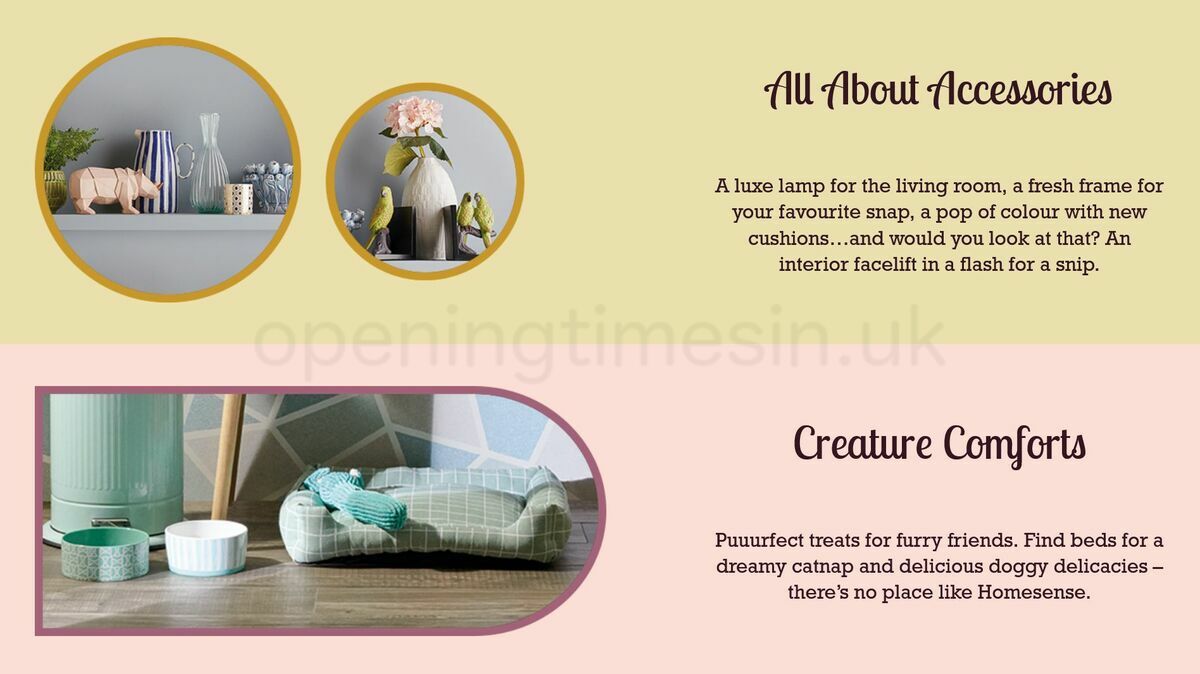 Homesense Offers from 7 October