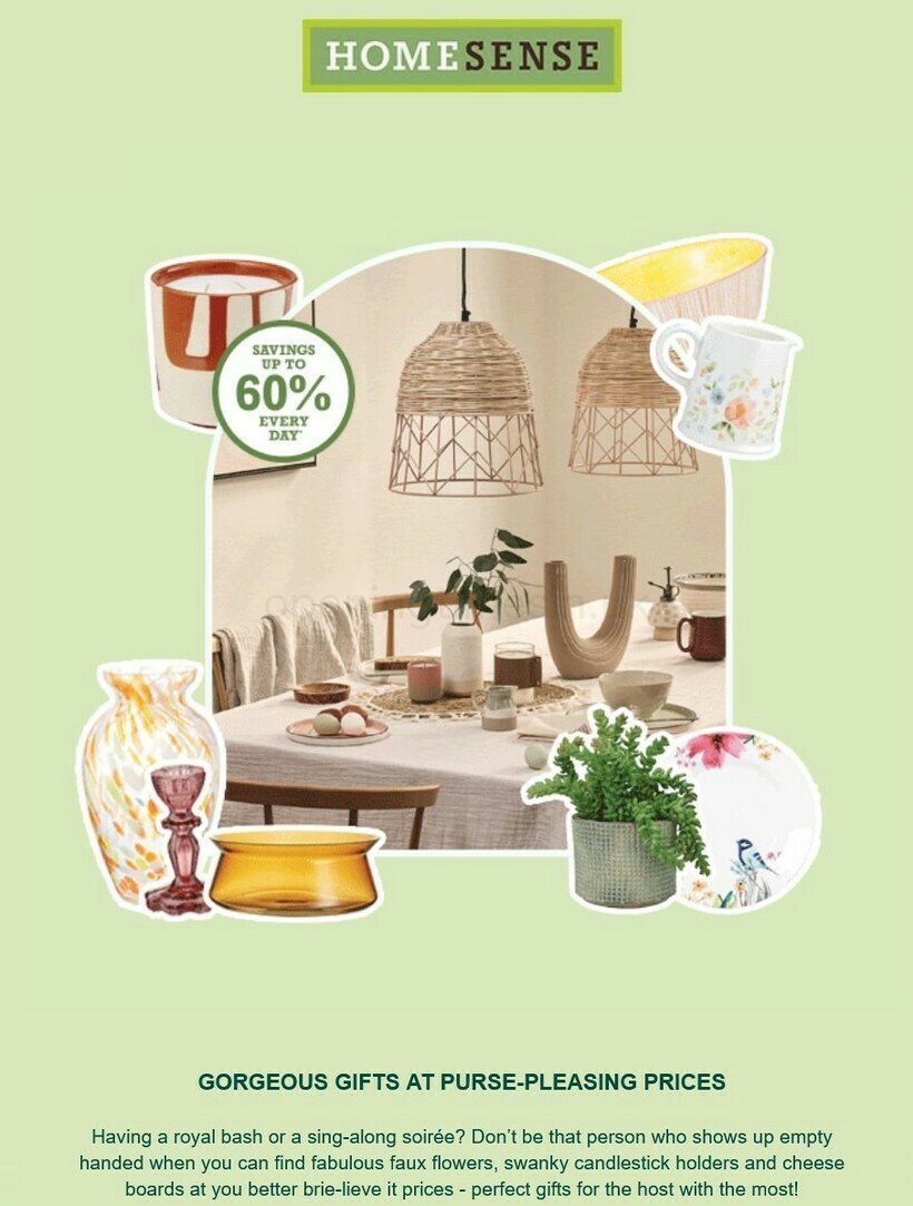 Homesense Offers from 15 April