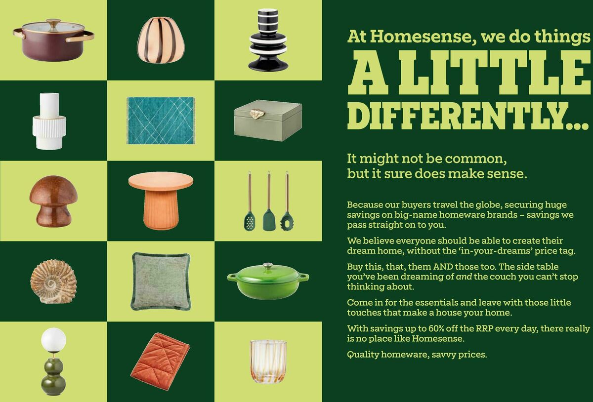 Homesense Offers from 15 September