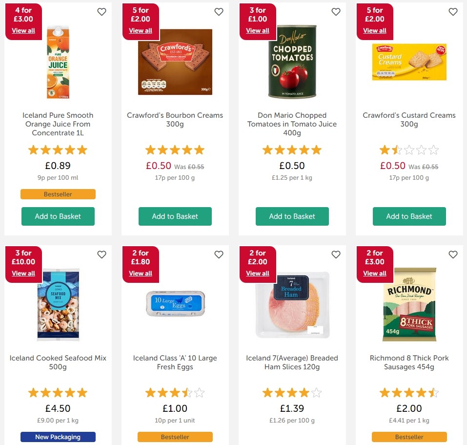 Iceland Offers from 27 September