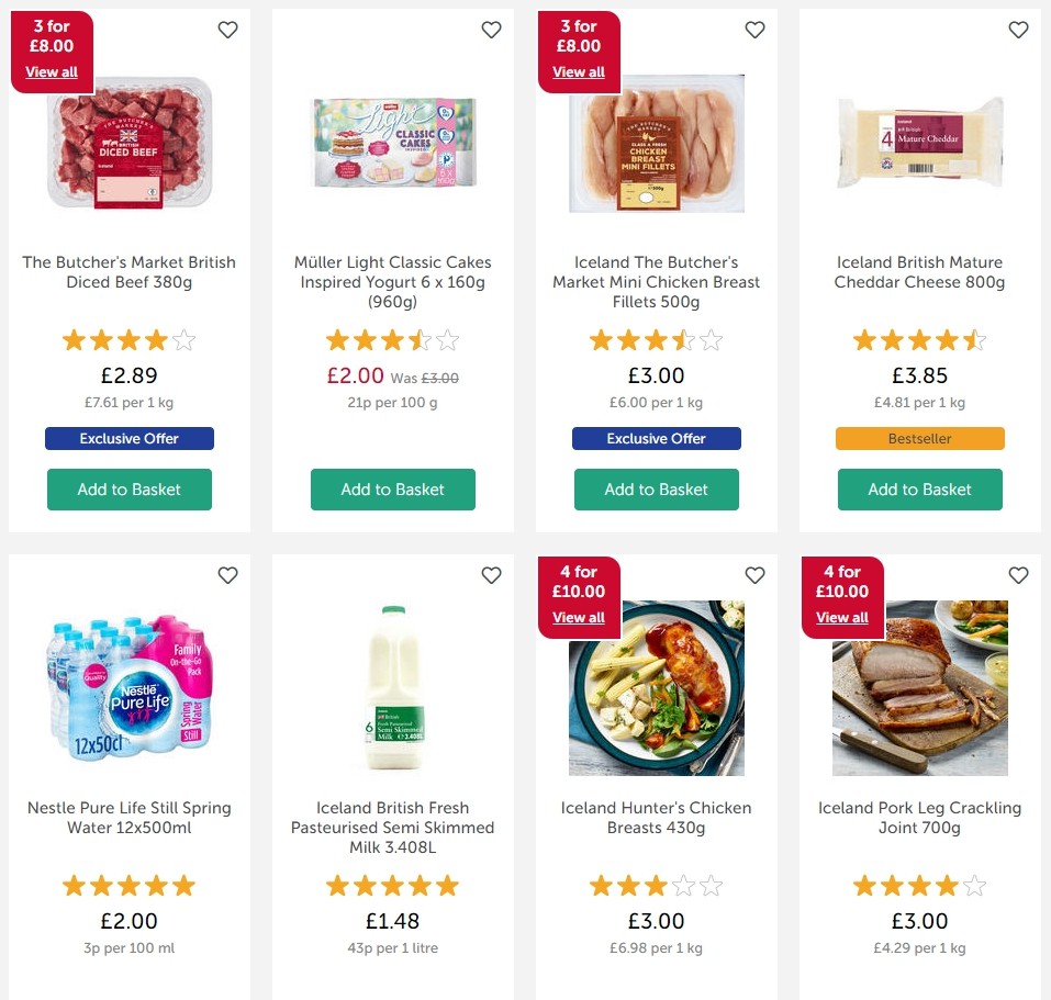 Iceland Offers from 3 October