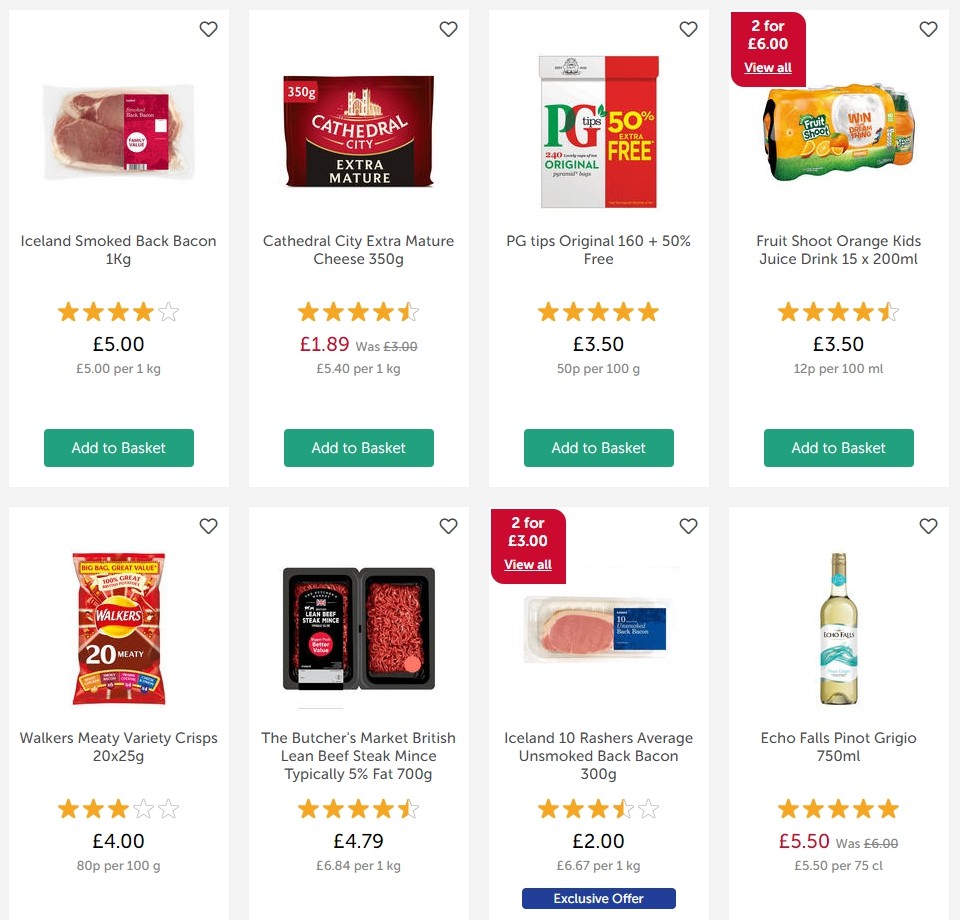 Iceland Offers from 3 October