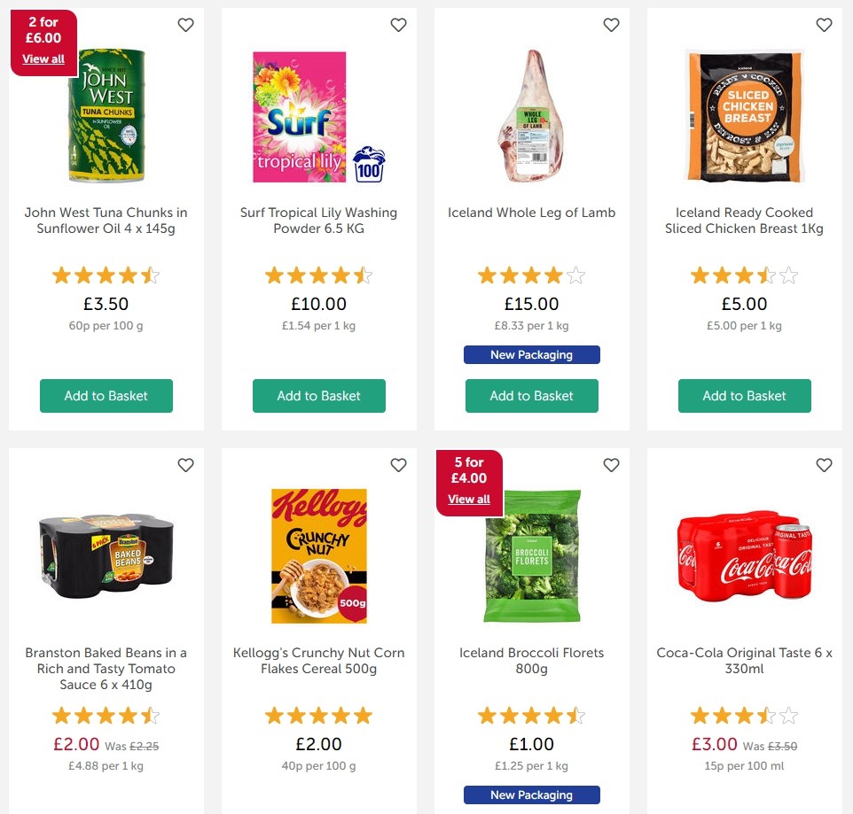 Iceland Offers from 3 October