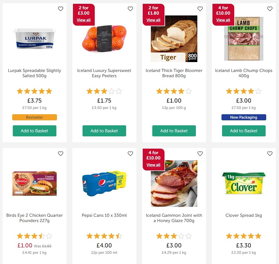 Iceland Offers from 3 October