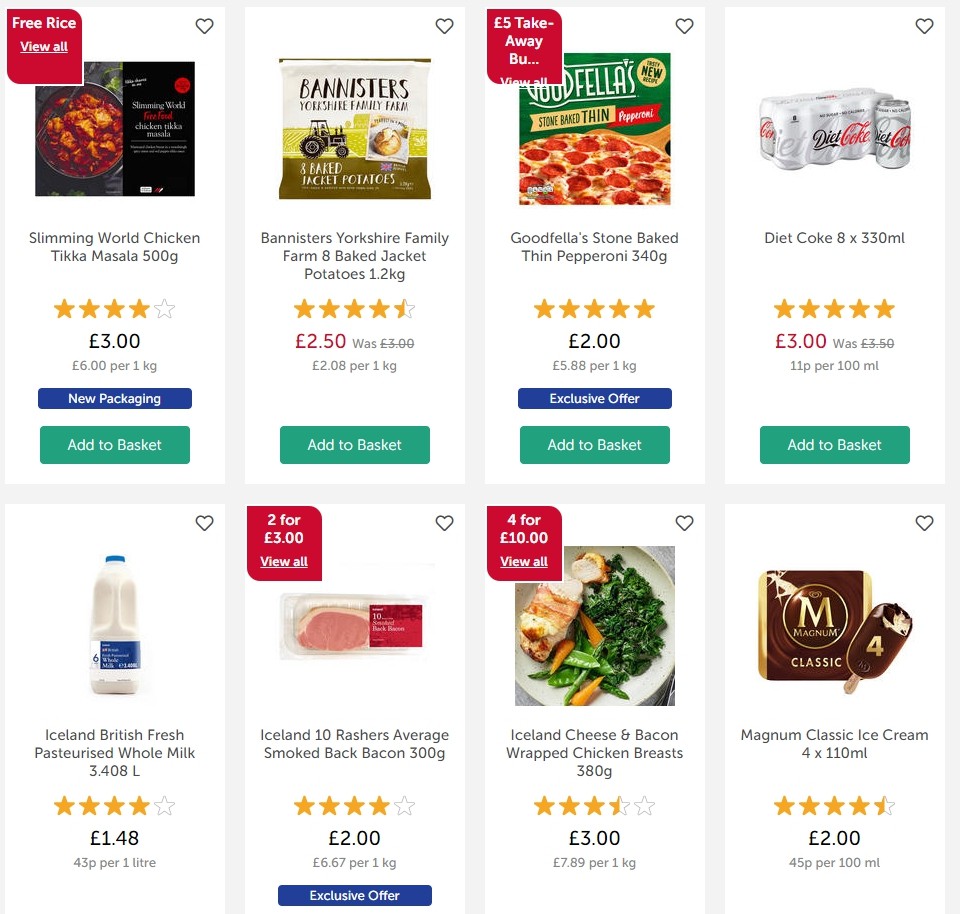 Iceland Offers from 3 October