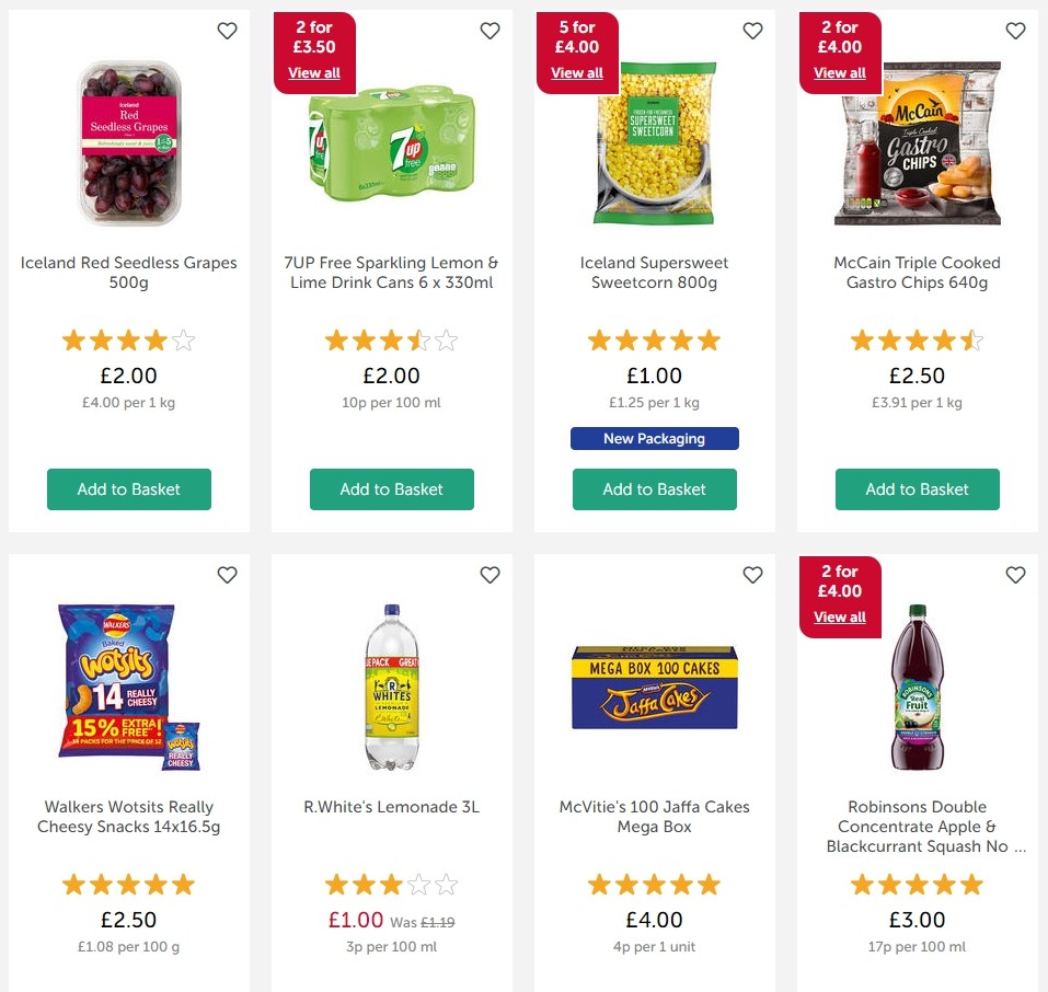 Iceland Offers from 3 October