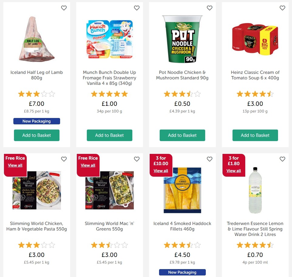 Iceland Offers from 3 October