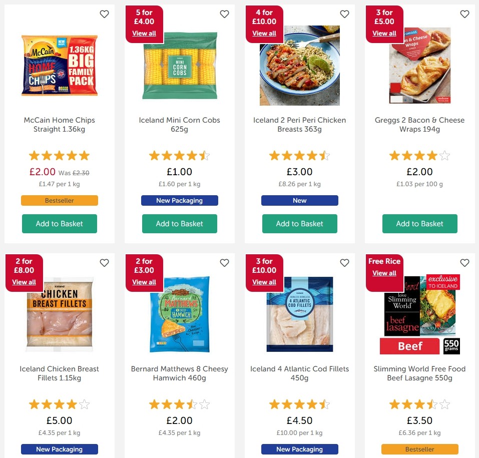 Iceland Offers from 3 October