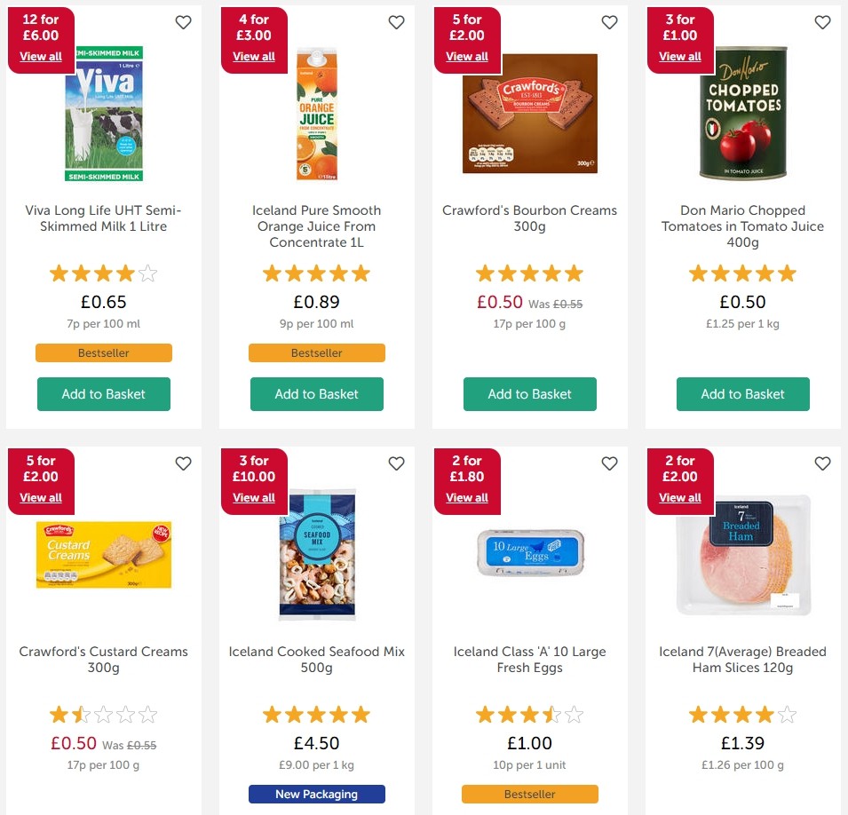 Iceland Offers from 3 October