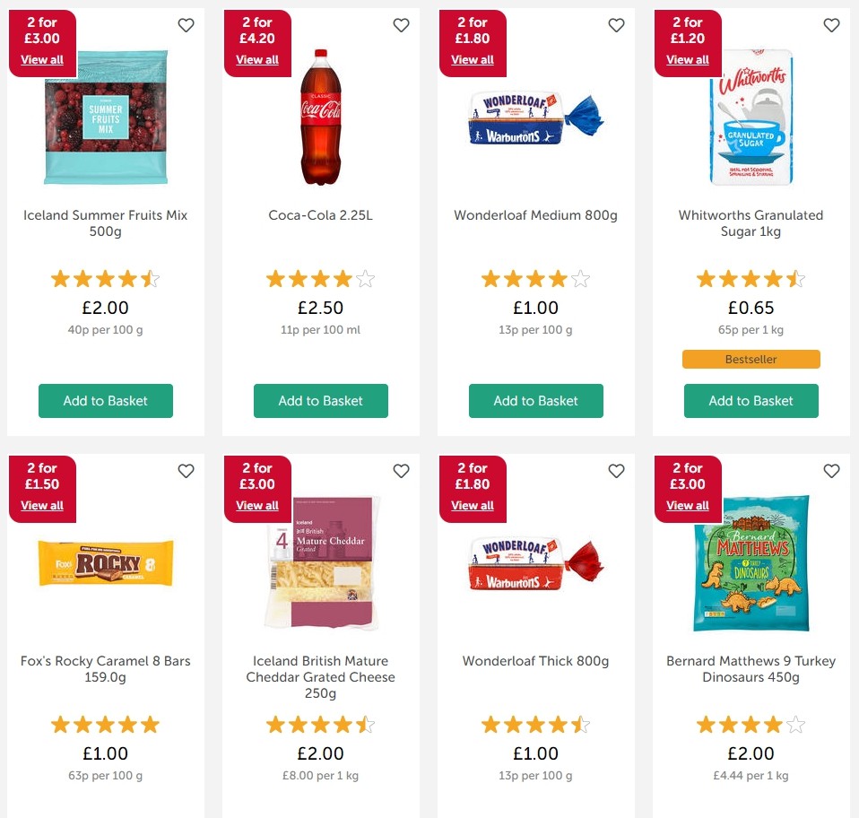 Iceland Offers from 3 October