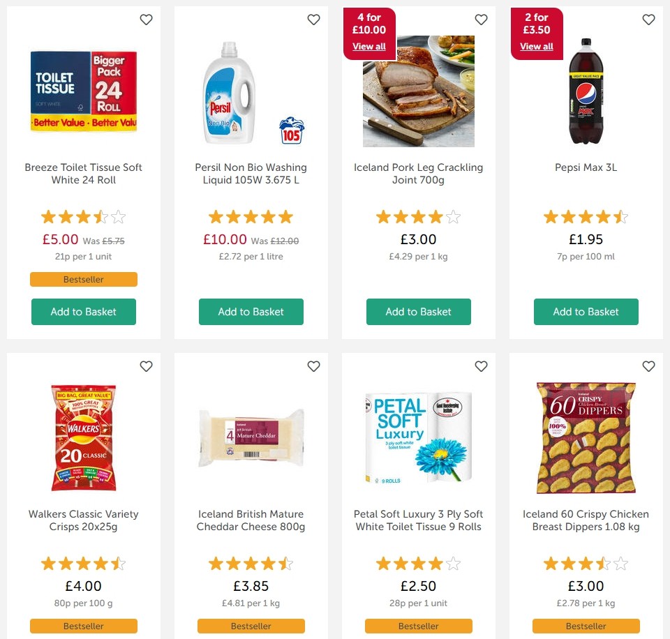 Iceland Offers from 18 October