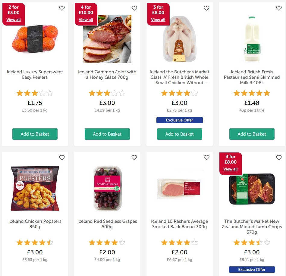 Iceland Offers from 18 October