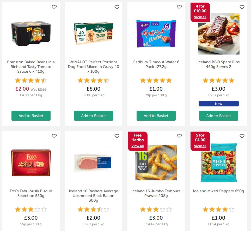 Iceland Offers from 18 October