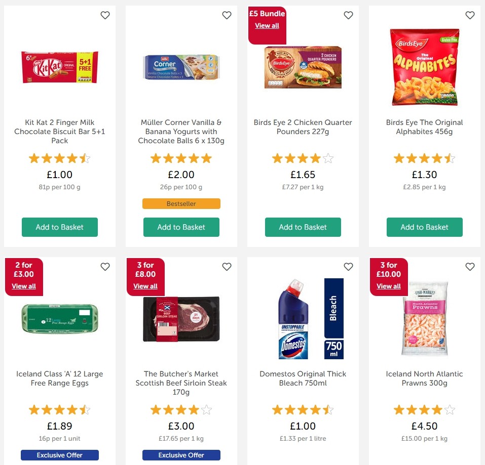 Iceland Offers from 18 October