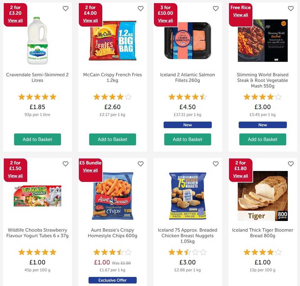 Iceland Offers from 18 October