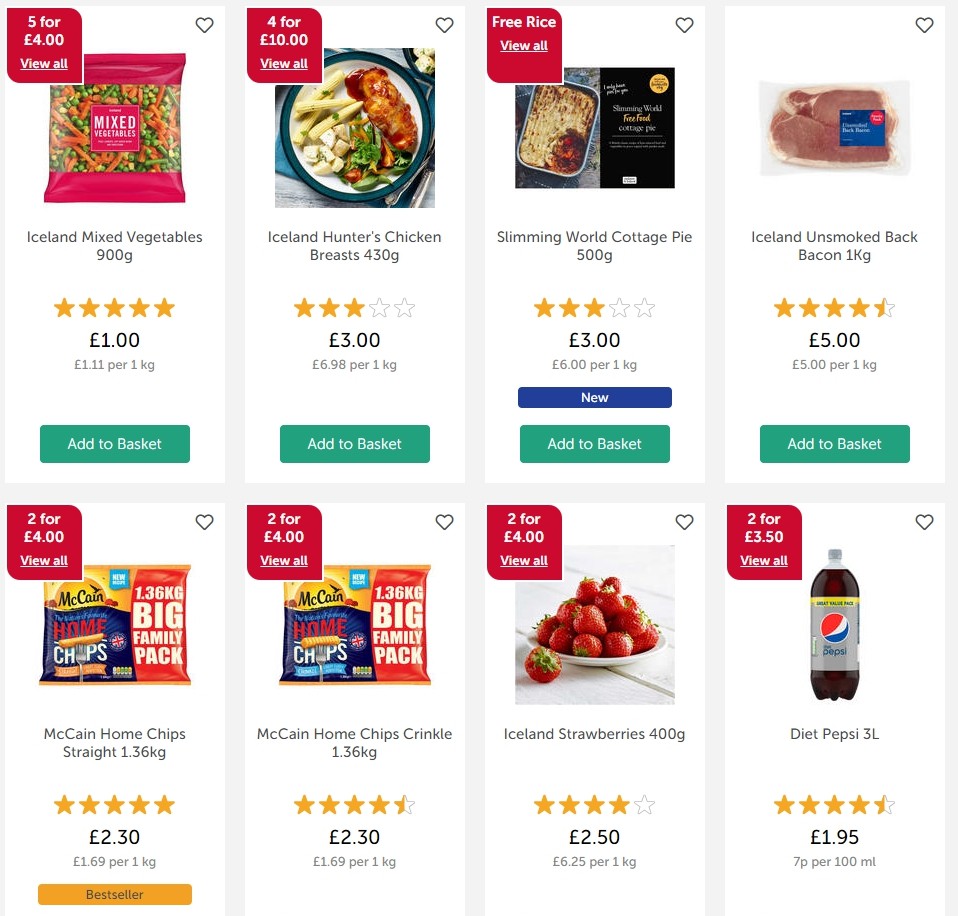 Iceland Offers from 18 October