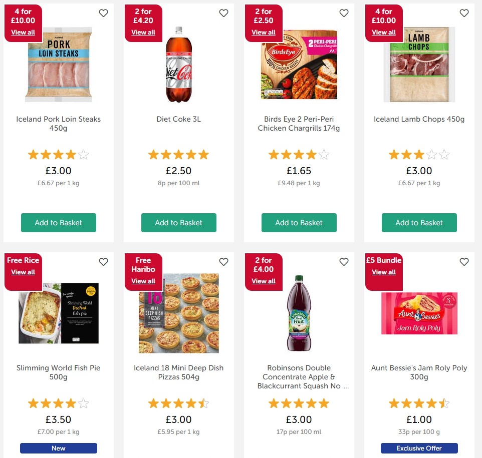 Iceland Offers from 18 October