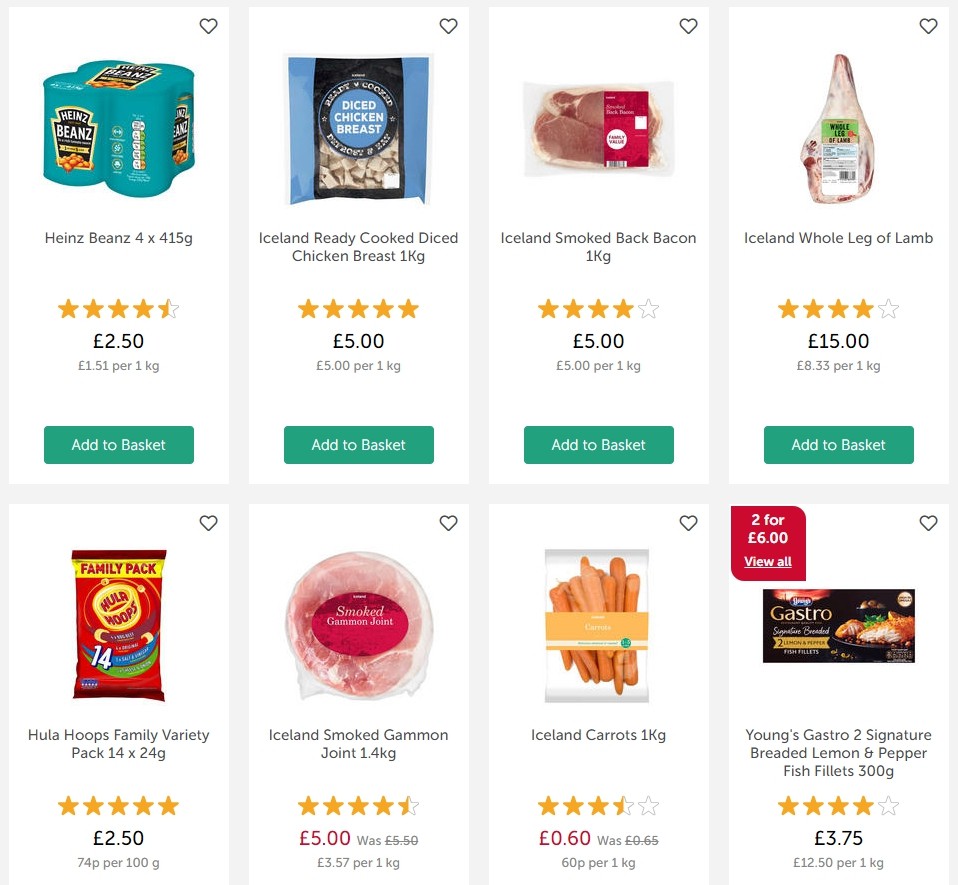 Iceland Offers from 18 October