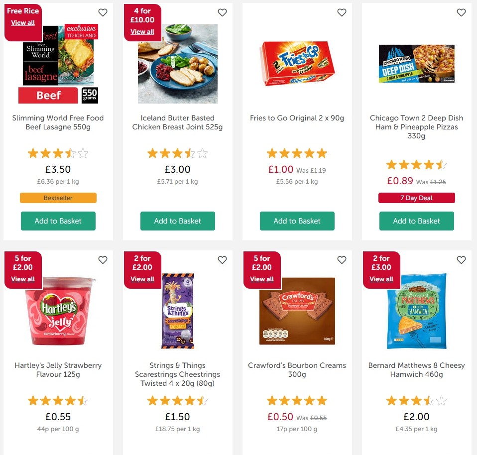 Iceland Offers from 18 October