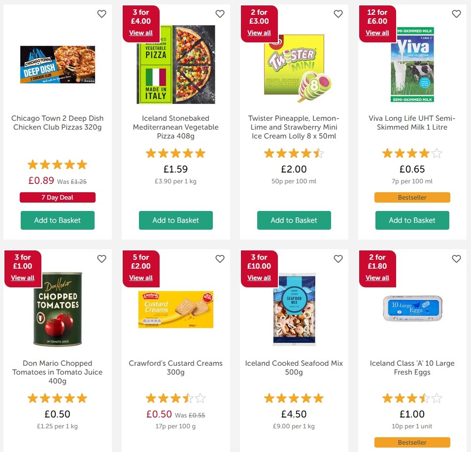 Iceland Offers from 18 October