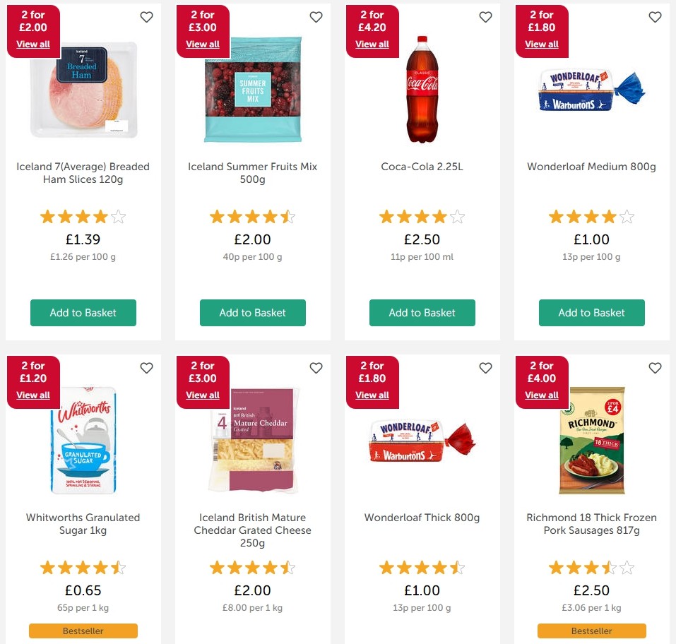 Iceland Offers from 18 October