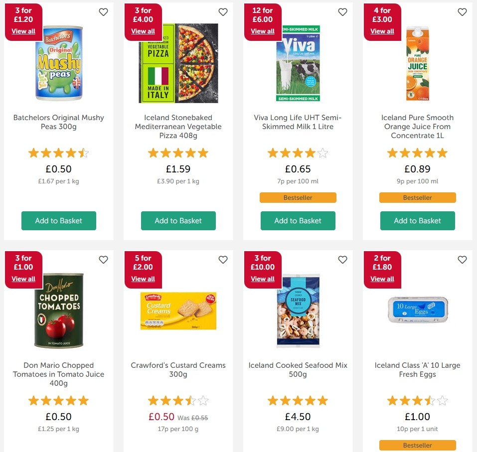 Iceland Offers from 25 October