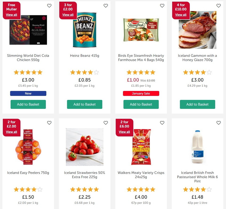 Iceland Offers from 10 January