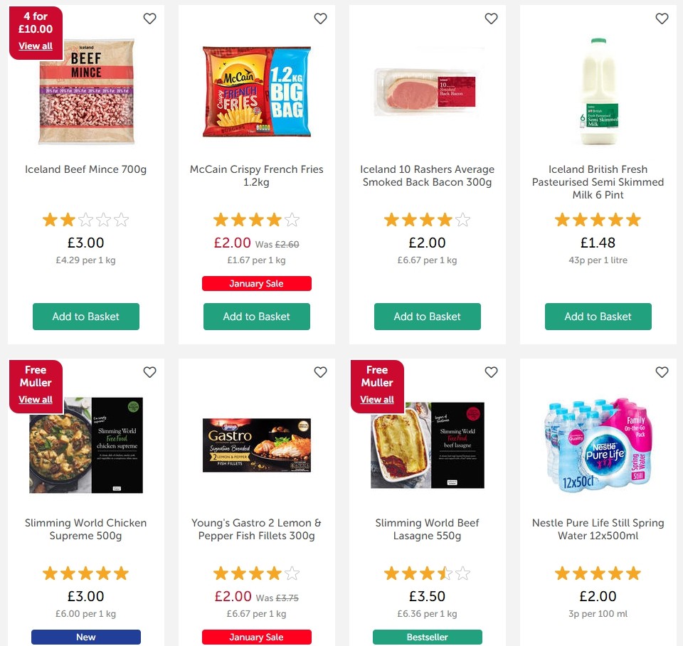 Iceland Offers from 10 January