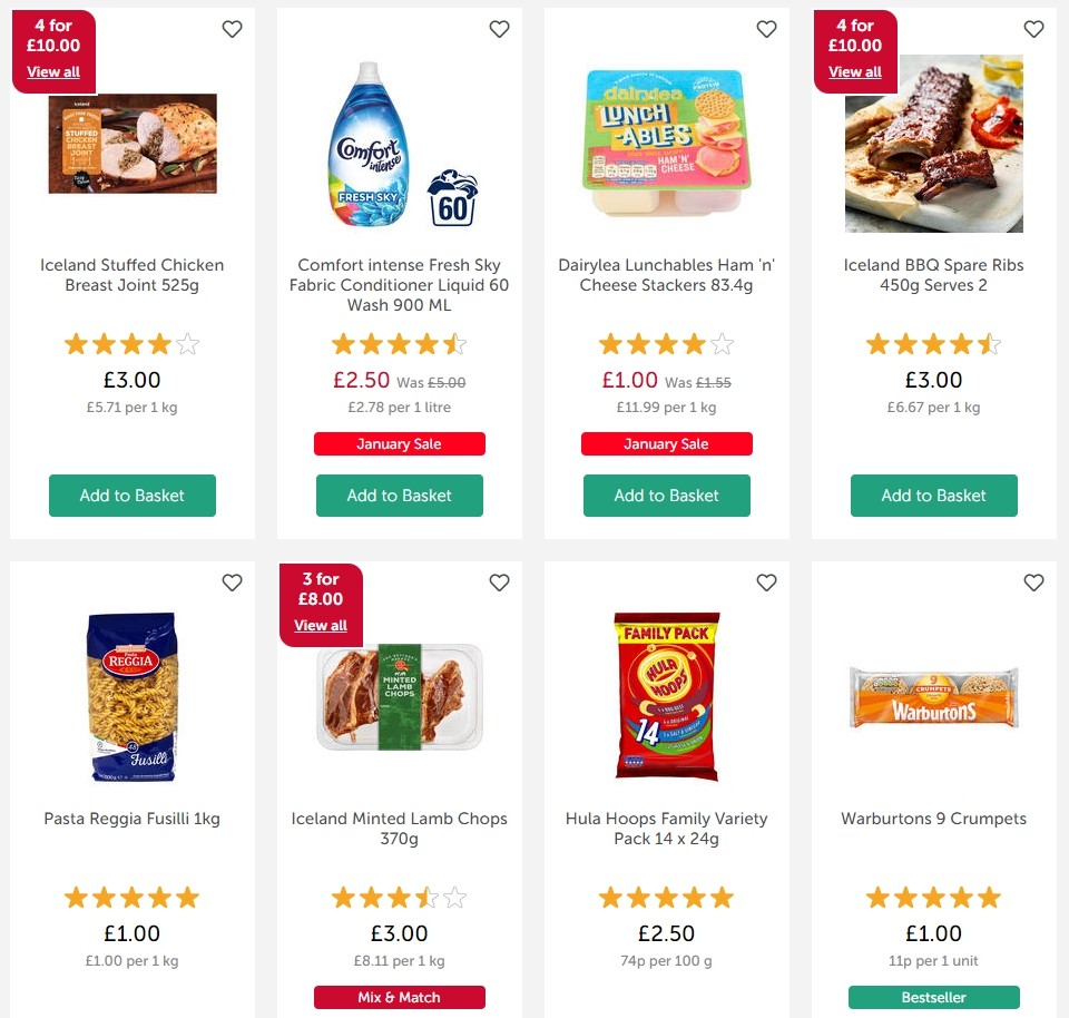 Iceland Offers from 10 January