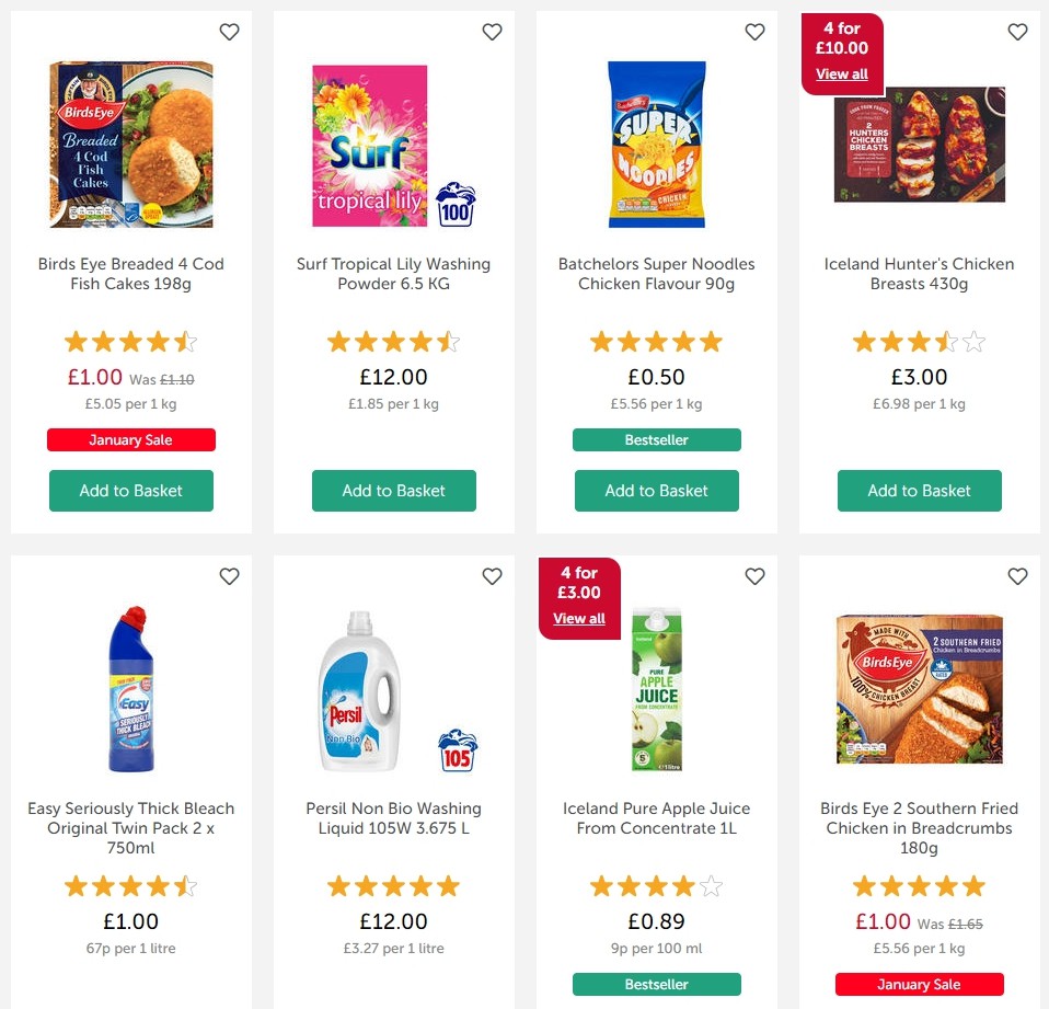 Iceland Offers from 10 January