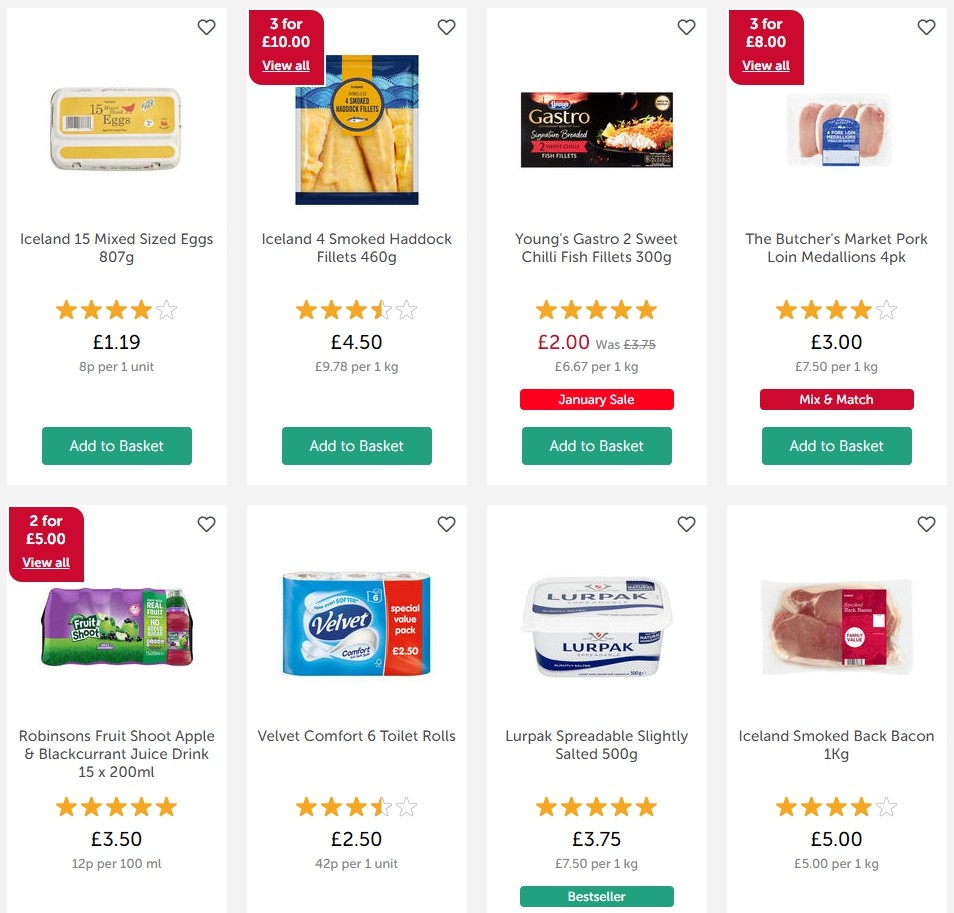 Iceland Offers from 10 January