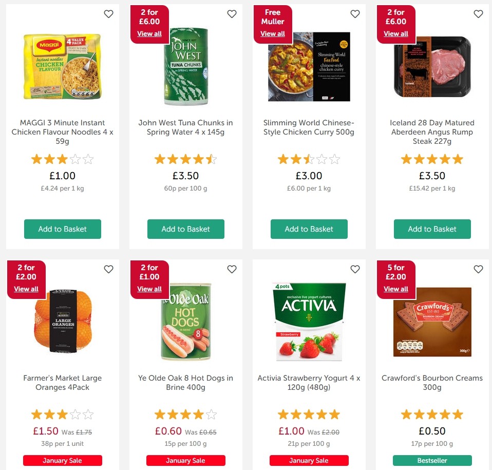 Iceland Offers from 10 January