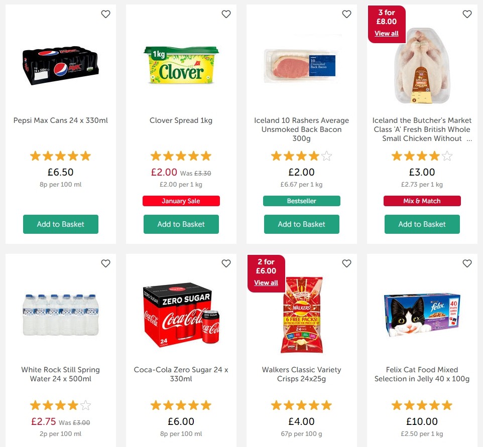 Iceland Offers from 10 January