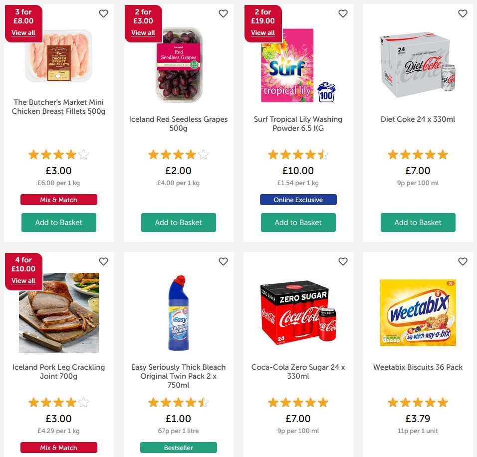 Iceland Offers from 13 March